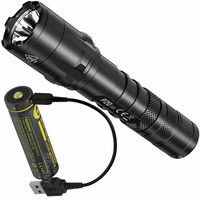 2024 Whosale Nitecore P20 V2 Tactical LED Flashlight USB Port Rechargeable Battery Hunting Law Enforcement Waterproof EDC Torch