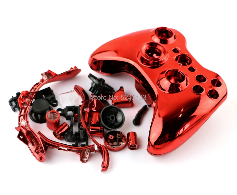 1 مجموعة جديدة 100% وحدة تحكم لاسلكية شل حالة الوفير Thumbsticks أزرار لعبة ل Xbox 360 تصفيح غطاء واقٍ مزخرف لهاتف آيفون