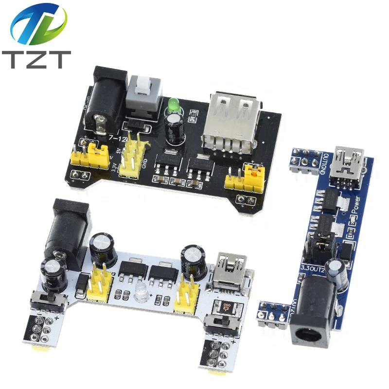 MB102 Breadboard-Stromversorgungsmodul / MB102 Weißes Breadboard-Spezial-Strommodul 2-Wege 3,3V 5V MB-102 Lötfreies Steckbrett – Detail 7