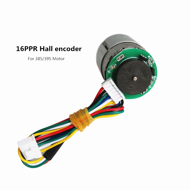 Double Hall Magnetic Encoder AB 16PPR For 360/380/385/390/395 DC Motor Code Speed Direction Sensor