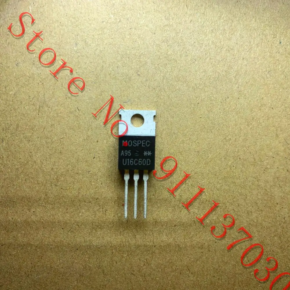 1 Stuks U16c60d 16a 600V To220