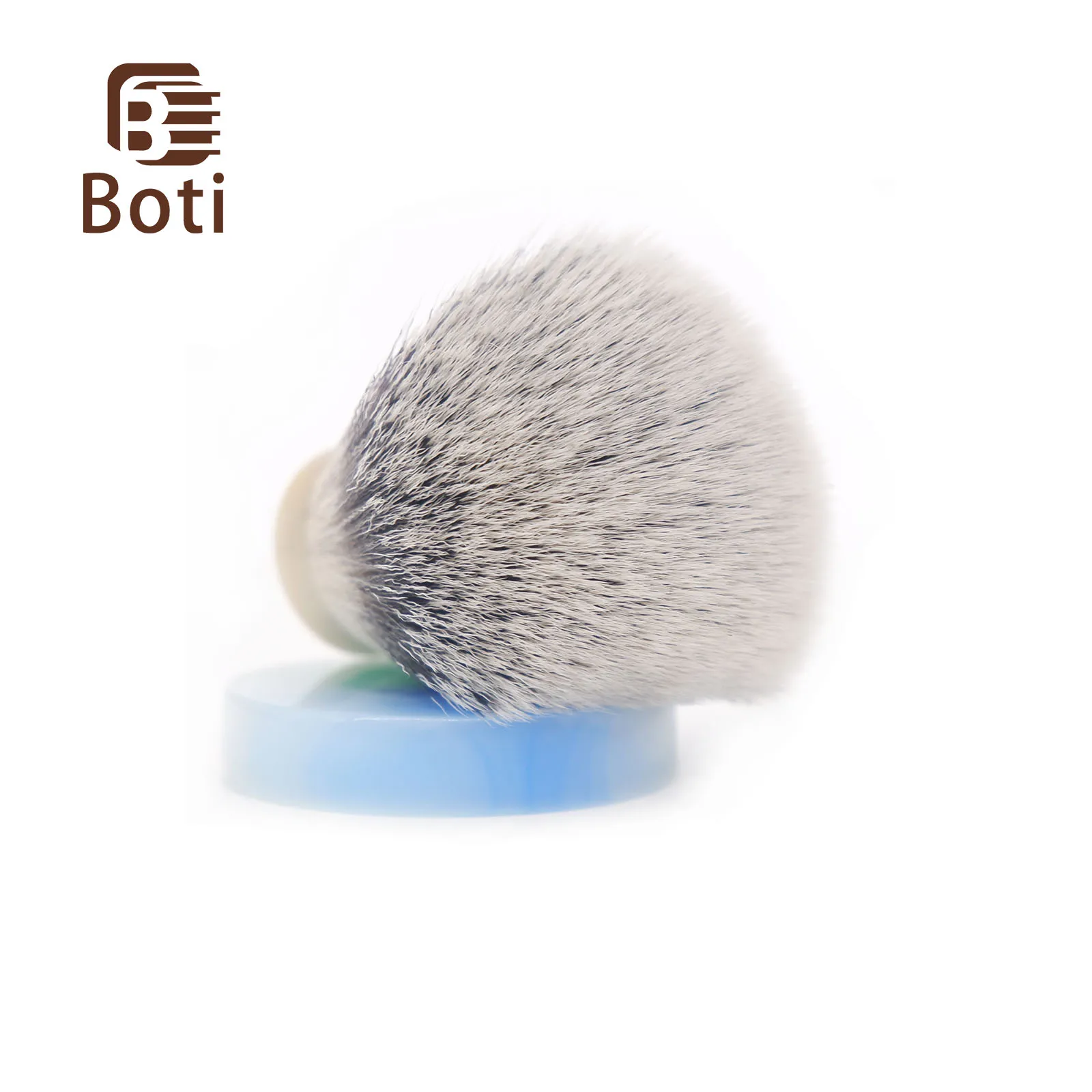 Boti Brush-Imitate Two Band Synthetic Hair Knot Bulb Type Daily Cleaning Beard Shaping Tool Beard Care Kit