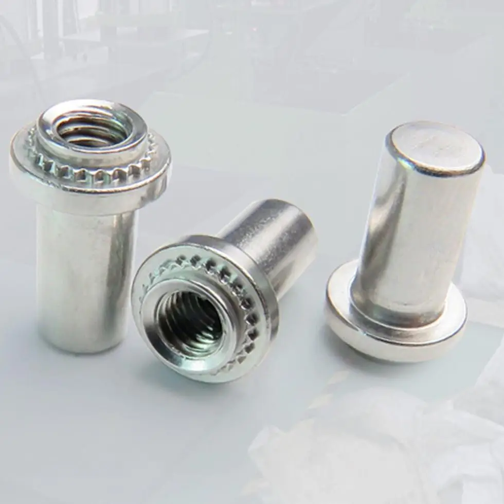 

B-M4-2 Blind Self Clinching Nut,Waterproof Dustproof Carbon Steel, Zinc, In Stock