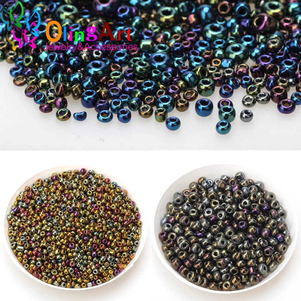 2Mm 3Mm 4Mm Plating Matte Kleur Kristal Glas Zaad Kralen Voor Sieraden Maken Diy Earring Ketting Armband charms Handgemaakte