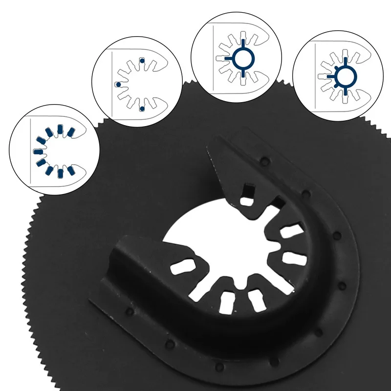 88mm Circular HCS Quick Release brzeszczot oscylacyjny narzędzia wielofunkcyjne do elektronarzędzi Dremel szlifowanie drewna