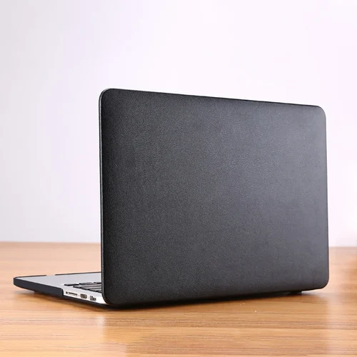 Imagen 1 del producto Funda de PU + PC para portátil Macbook Pro 14, Funda M4 M2 2023 M3 Pro 16, Funda con barra táctil para Macbook Air 13 Capa M1 2020 Pro 15 12