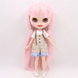 ICY DBS Blyth doll clothes outfits toy for blyth doll icy joint body licca body pink dress white hat