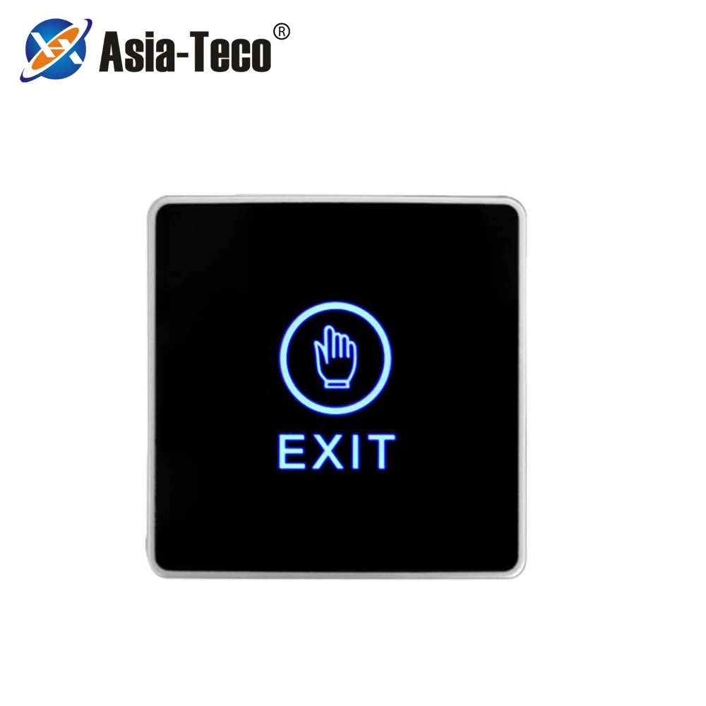 Push Touch Exit Button Door Eixt Release Switch Button With LED Indicator for Home Security Protection access Control Switch