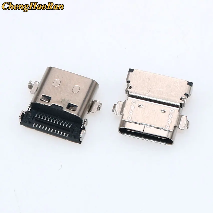 ChengHaoRan For Lenovo ThinkPad T490 X1C 2018 USB-C TYPE-C USB 3.1 DC Power jack socket charging port connector