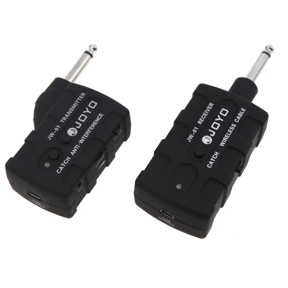 

JW-01 2.4G Guitar Wireless System Transmitter Audio Transmission Bass Wireless Transmitter Receiver For Guitar Bass 20M