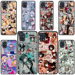 Genshin Impact Anime Phone Case For Samsung Galaxy A05 A70 A50 A40 A30 A04 A03 Core A03s A02s A20s A10s M52 M23 A24 Cover Shell