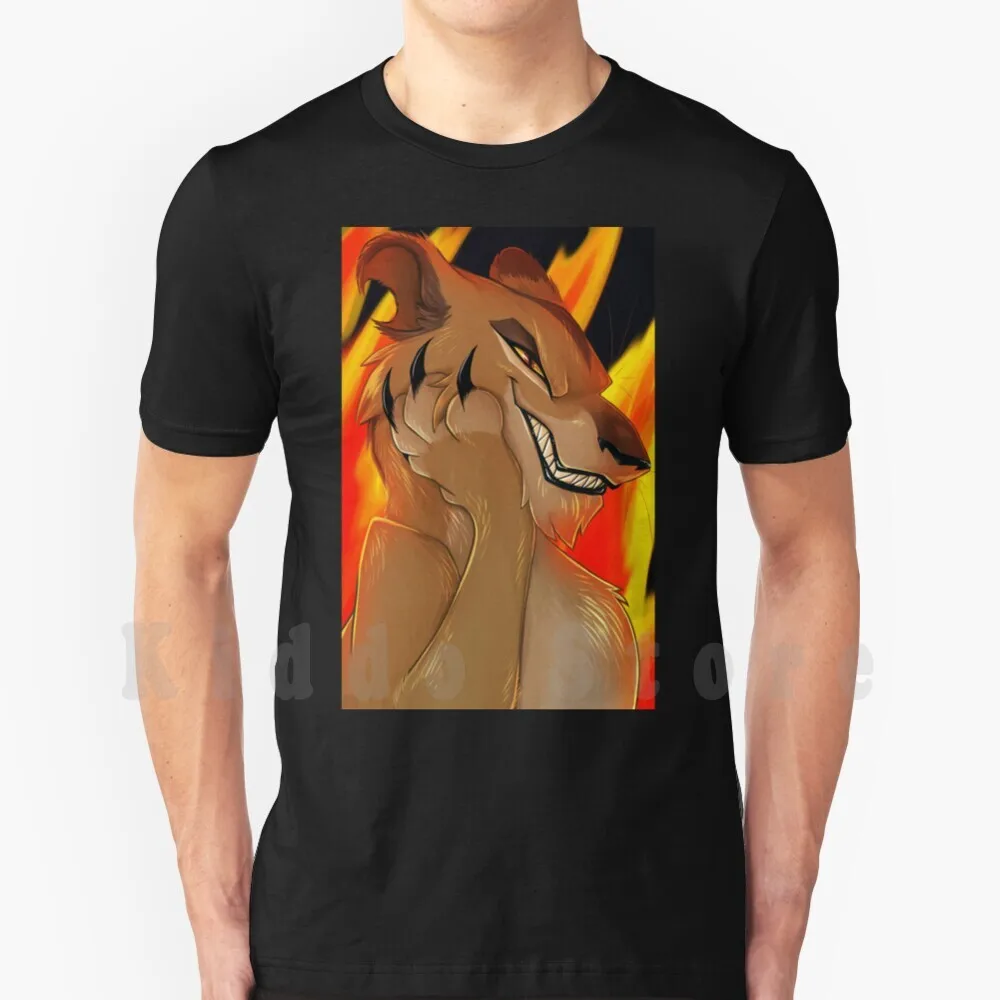 Camiseta Zira DIY de gran tamaño, 100% algodón, Nerd Geek Fandom Zira Tlk, El Rey León, León, Leona