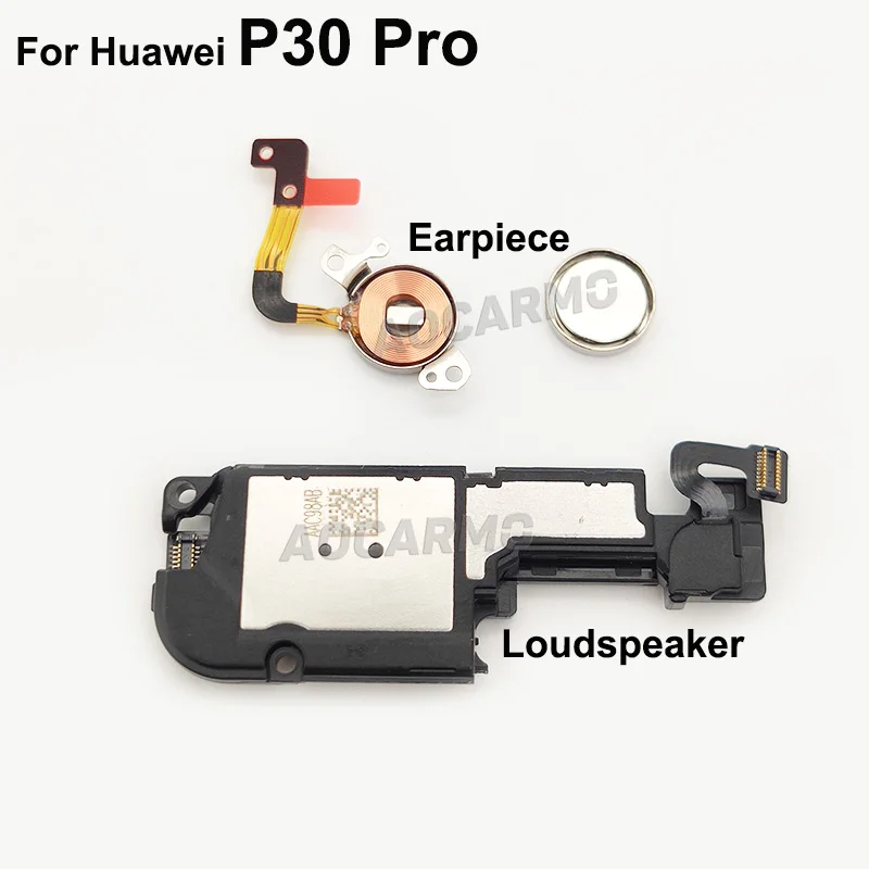 Aocarmo For Huawei P30 Pro Top Earpiece Ear Speaker Bottom Loudspeaker Speakerphone Buzzer Ringer Replacement Parts