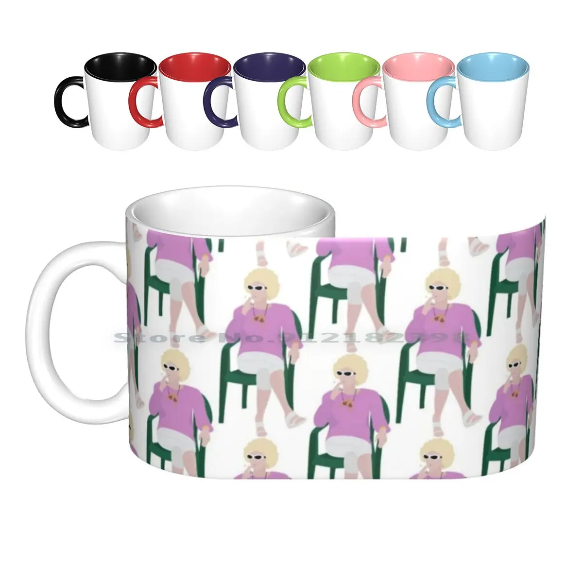 Give It A Bone Ploise Ceramic Mugs Coffee Cups Milk Tea Mug Kath Day Knight Kath And Kim Australian Abc Kim Craig Brett Drama