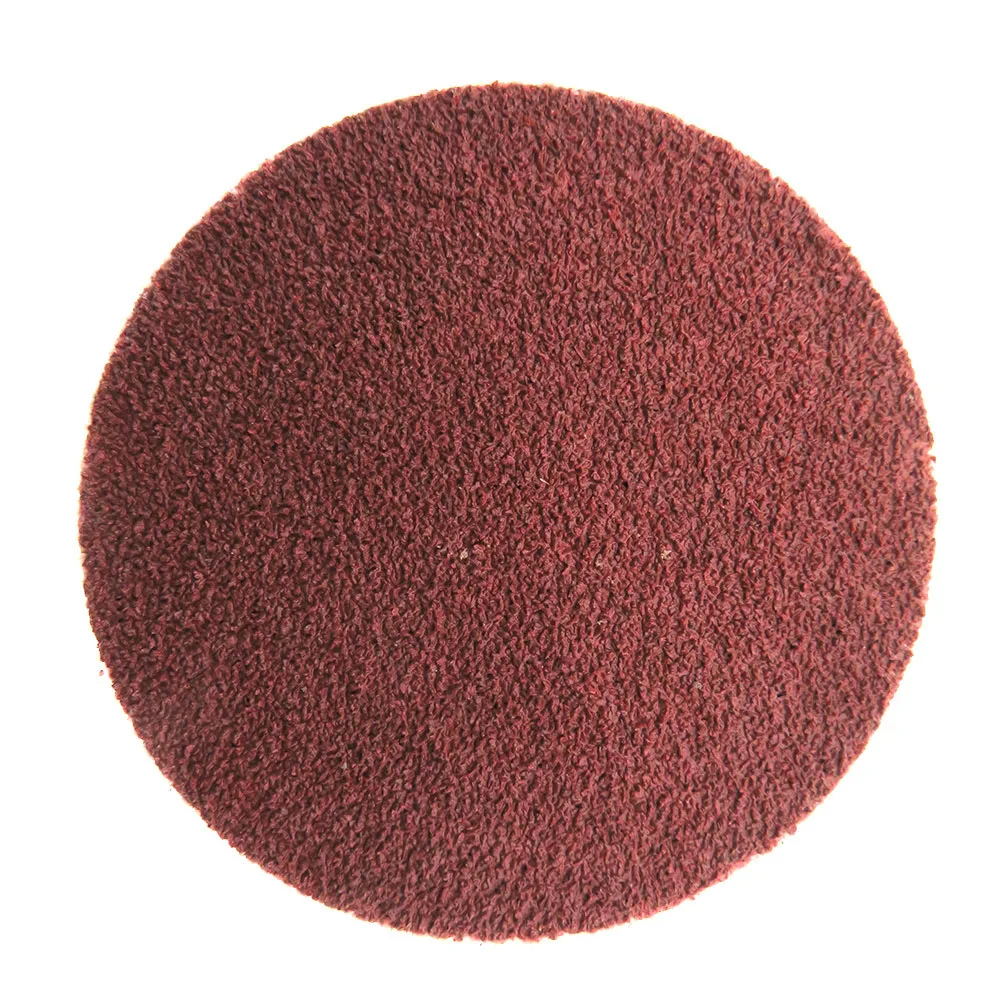 10pcs Rotary Lock Button Wheel Sanding Disc 2 Inch 50mm Red Sandpaper For Grinding And Polishing Abrasives Tools