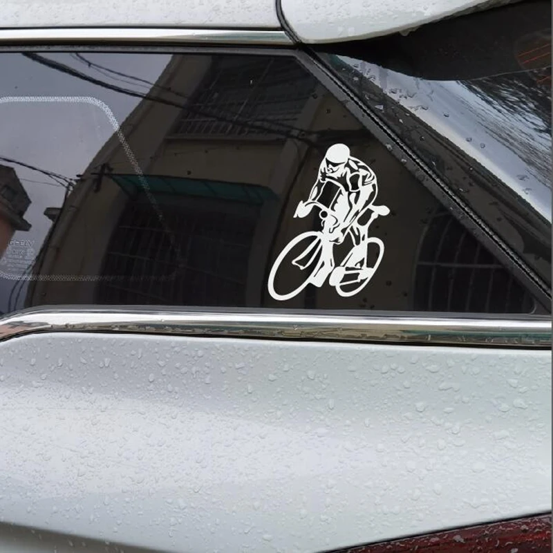 XY Funny Bike Bicycle Mark Car Sticker Vinyl Decal Racing 14CMX11CM