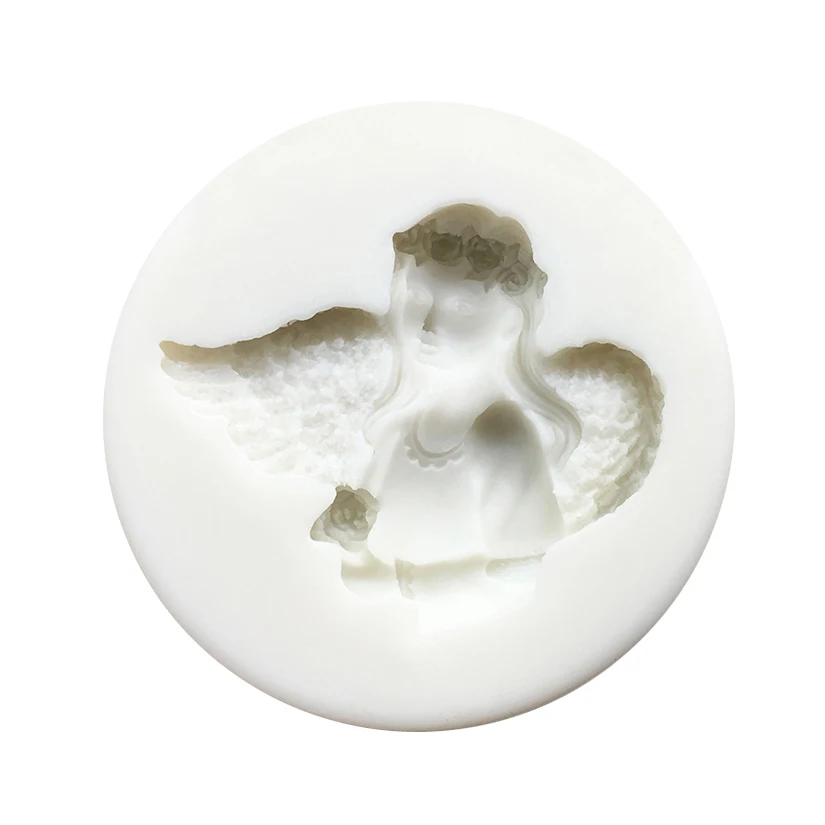 Garland Angel Girl Silicone Mold Resin Tools Sugarcraft Cupcake Baking Mold Fondant Cake Decorating Tools