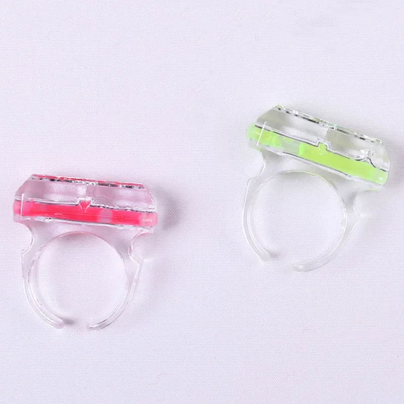 50pcs Fun Glow Stick Finger Ring  Rings Bar Disco Night  LED Party Toy Gift   Cosplay Birthday    navidad Wedding Festival