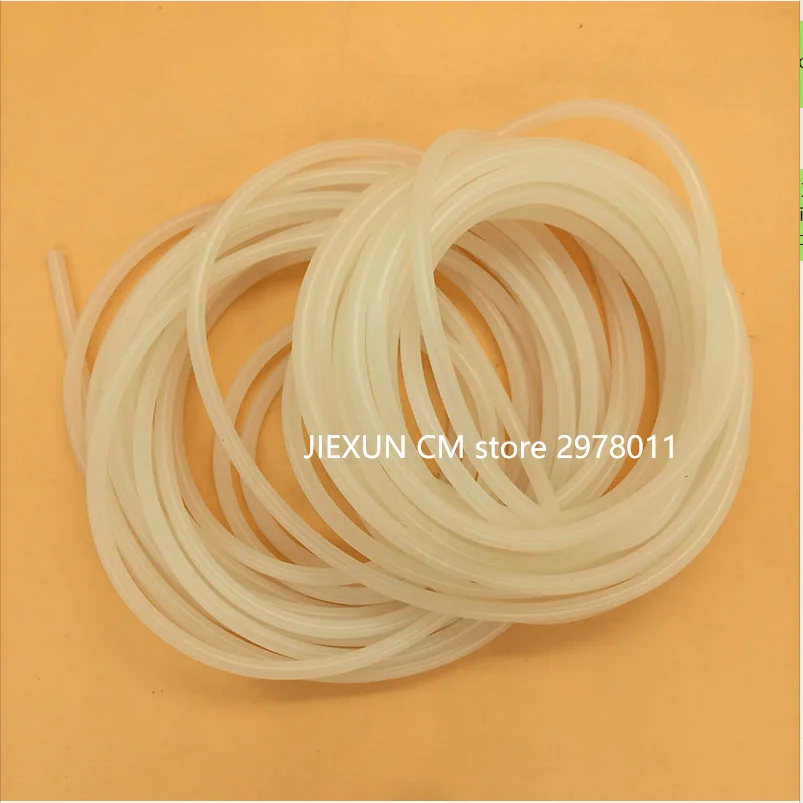 5meter Silicone ink tube soft pipe hose 4*2mm 5*3mm 6*4mm tubing for ink pump /cap top/ syringe Roland Mutoh Mimaki Xuli printer