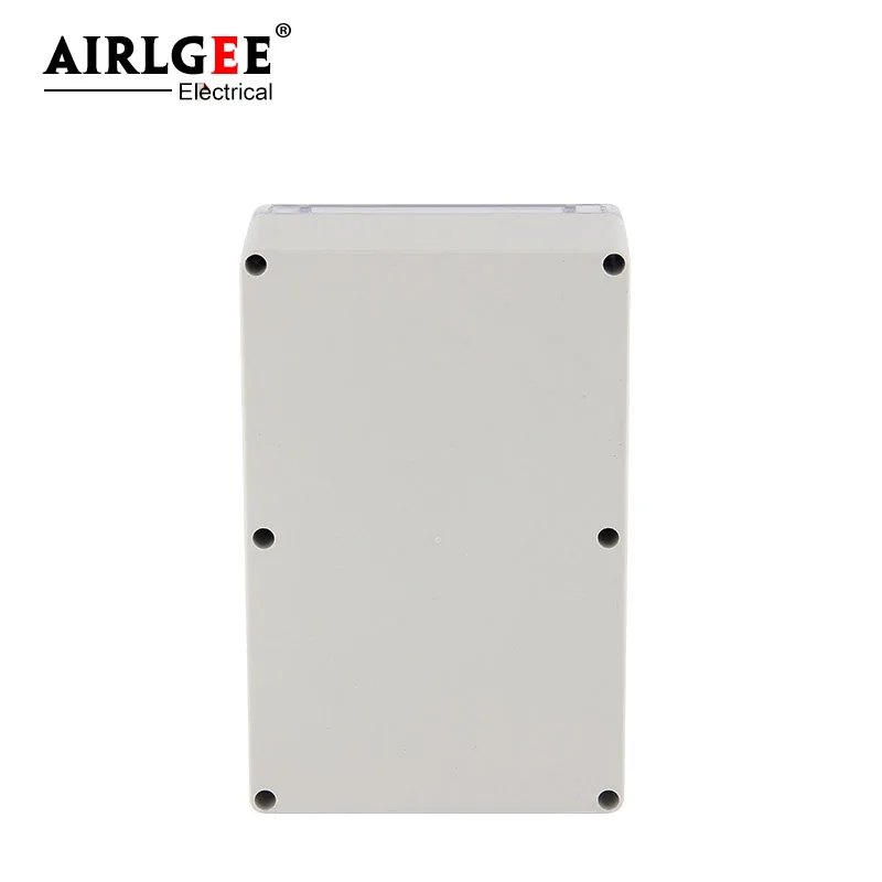 230 * 150 * 85mm ABS electrical plastic box transparent cover Ip65 waterproof junction box screw installation view 5
