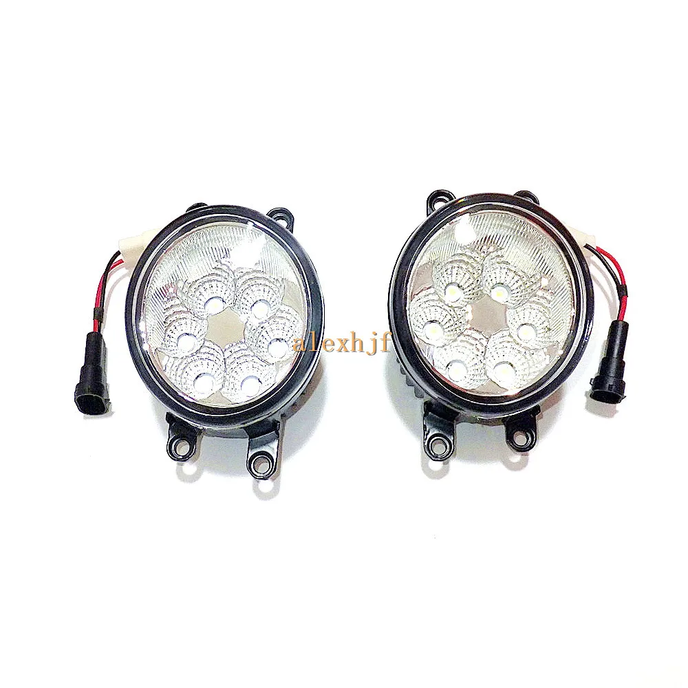 July King 18W 6500K LED Daytime Running Lights DRL Fog Lamp case for Subaru Trezia 2011-2015, over 1260LM/pc