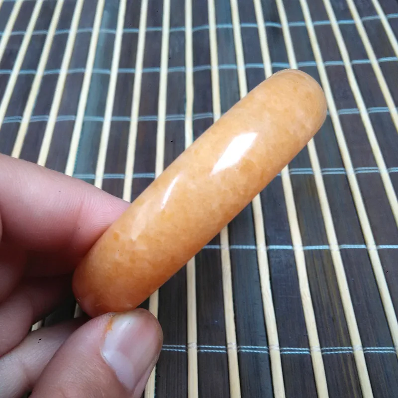 الطبيعي الأصفر الصينية اليشم سوار الإسورة مجوهرات الإكسسوارات المرأة محظوظ تميمة محفورة باليد أساور سيدة حزب هدية #3