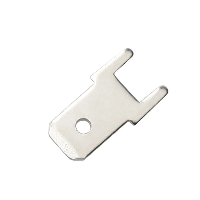 50PCS 4.8 PCB inserts solder terminals  dj610-4.8*12 0.5mm and 0.8mm DJ610-4.8*12
