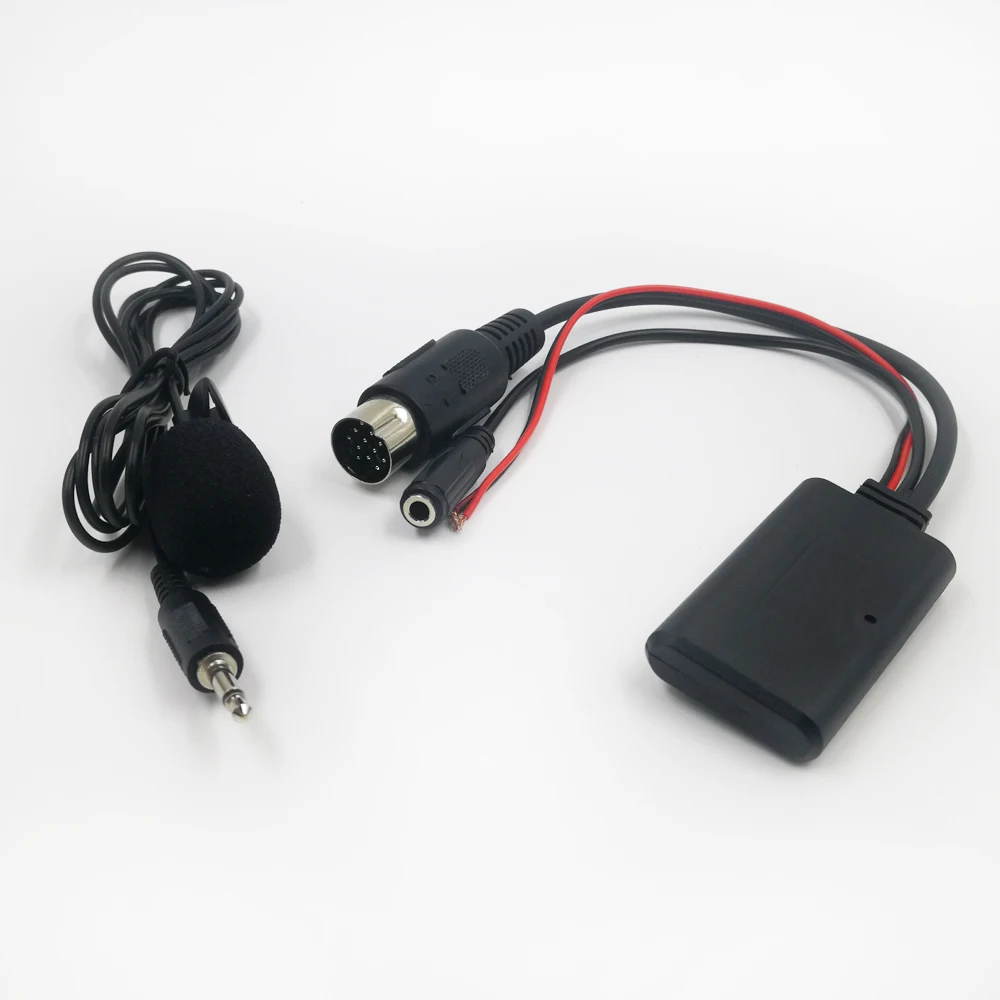 Biurlink Auto Stereo Bluetooth Modul AUX Adapter Gerät AUX-IN Audio Kabel Mikrofon Freisprecheinrichtung für Kenwood 13-Pin Port – Detail 2