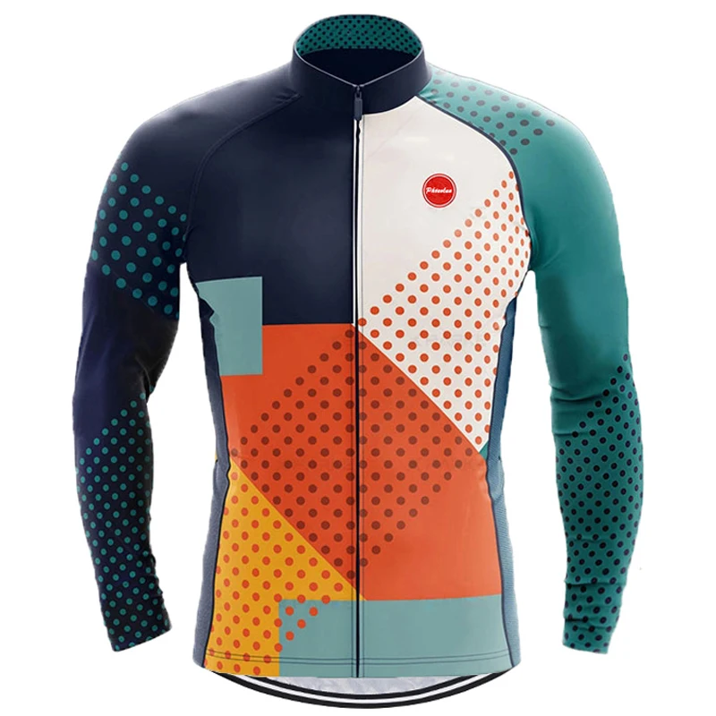 Phtxolue Long Sleeve Cycling Jerseys Breathable Mountain Bike Clothing Autumn Summer Bicycle Clothes Maillot Ropa Ciclismo