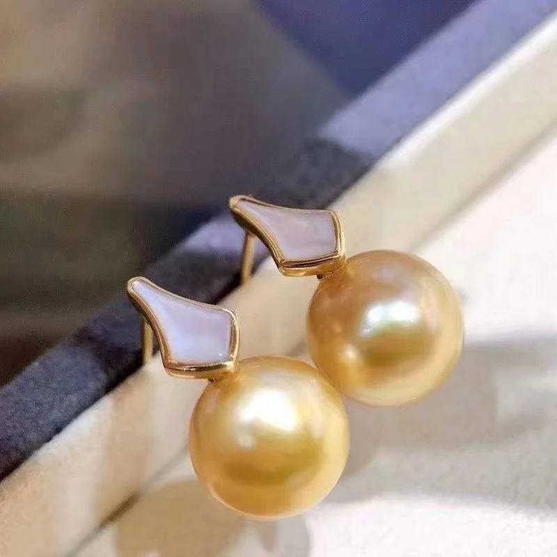 

New 2021 Stud Earrings Fittings Women DIY Pearl Earrings For 8-12mm Beads Jewelry Making Components