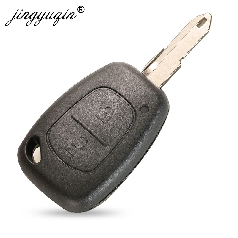 jingyuqin Remote Key Case 2 Button For Renault Opel Vauxhall for Nissan Vivaro Traffic Primastar NE73 VAC102 Blade Fob Shell