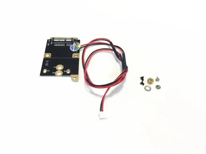 3 in 1 mini PCIe wireless wifi card converter BCM94360CD  BCM94331CSAX  BCM94331CD with line 40cm for macbook Pro/Air