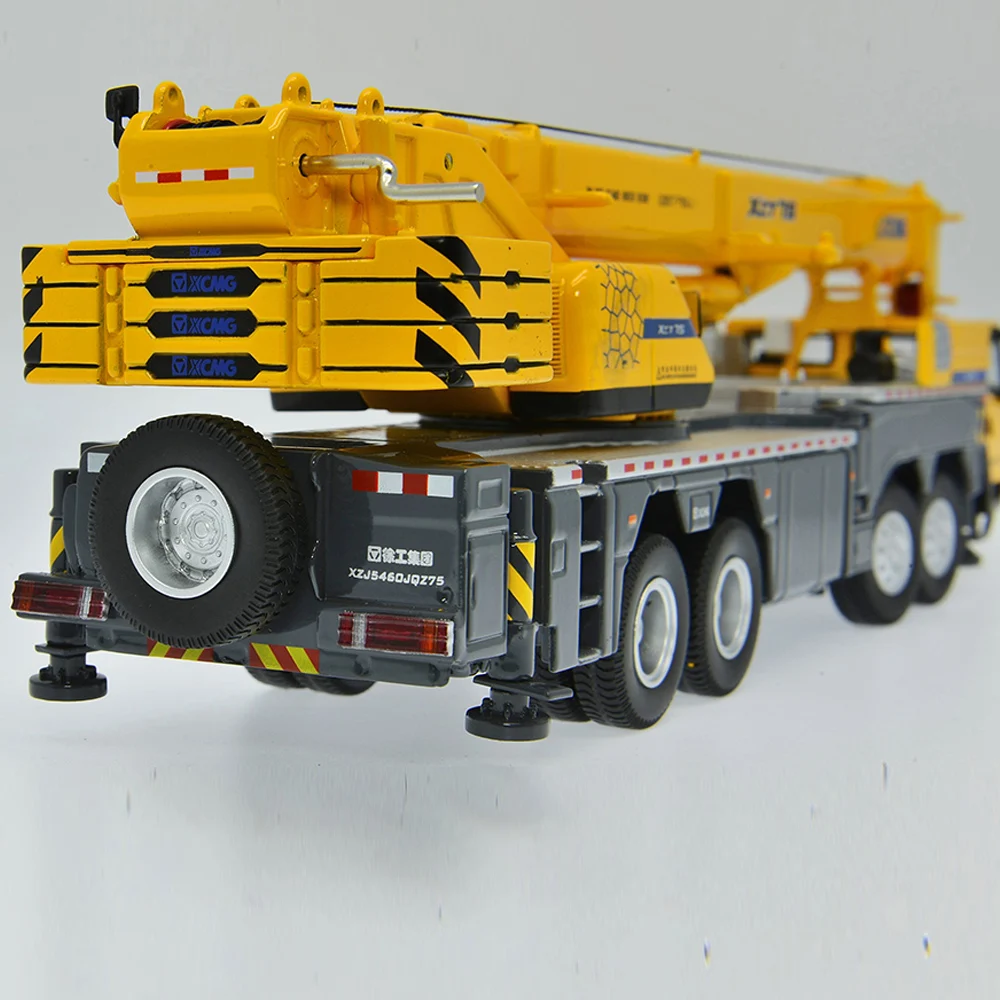 2022 New Launch 1:50 Scale Diecast Construction Model XCMG 75 Tons Truck Crane Replica Small tonnage Crane Collection Gift