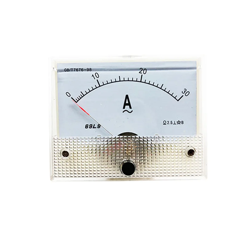 69L9-A Analog AC Ammeter 20A 30A 50A 100A 80*65mm