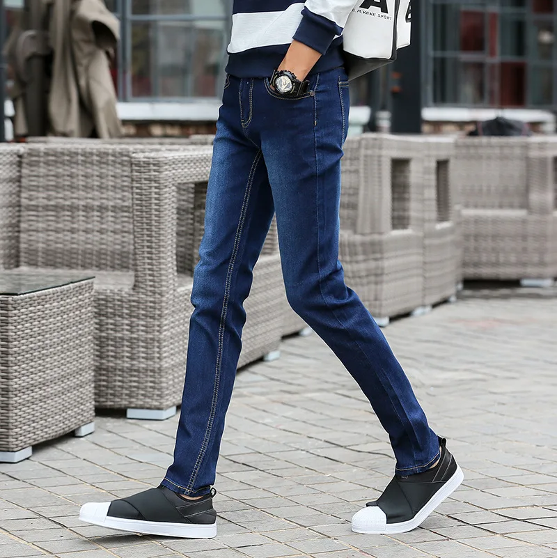 2025 new spring arrival jeans high quality casual slim elastic jeans men ,skinny jeans men ,men\'s pencil pants ,size 27-36