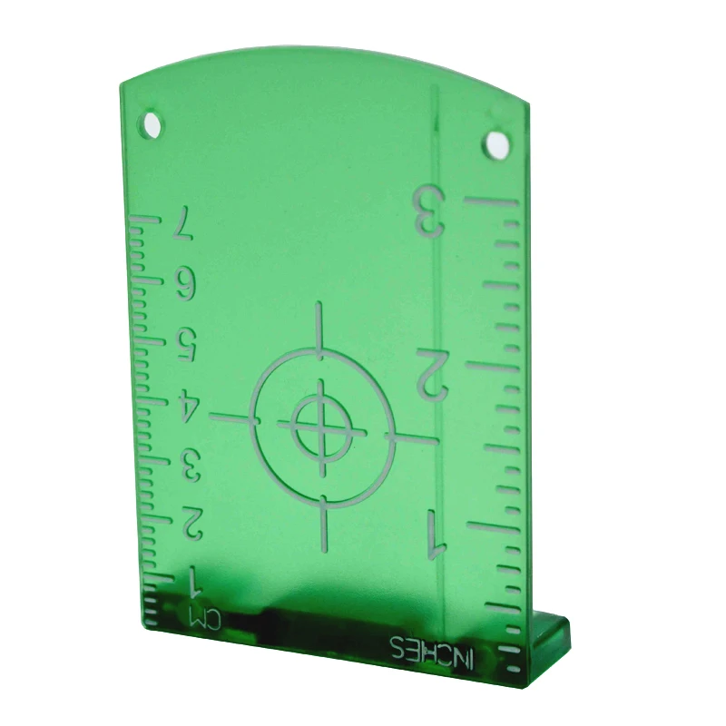 No burr convenient Magnetic laser target board or plate for red laser lines or green laser lines