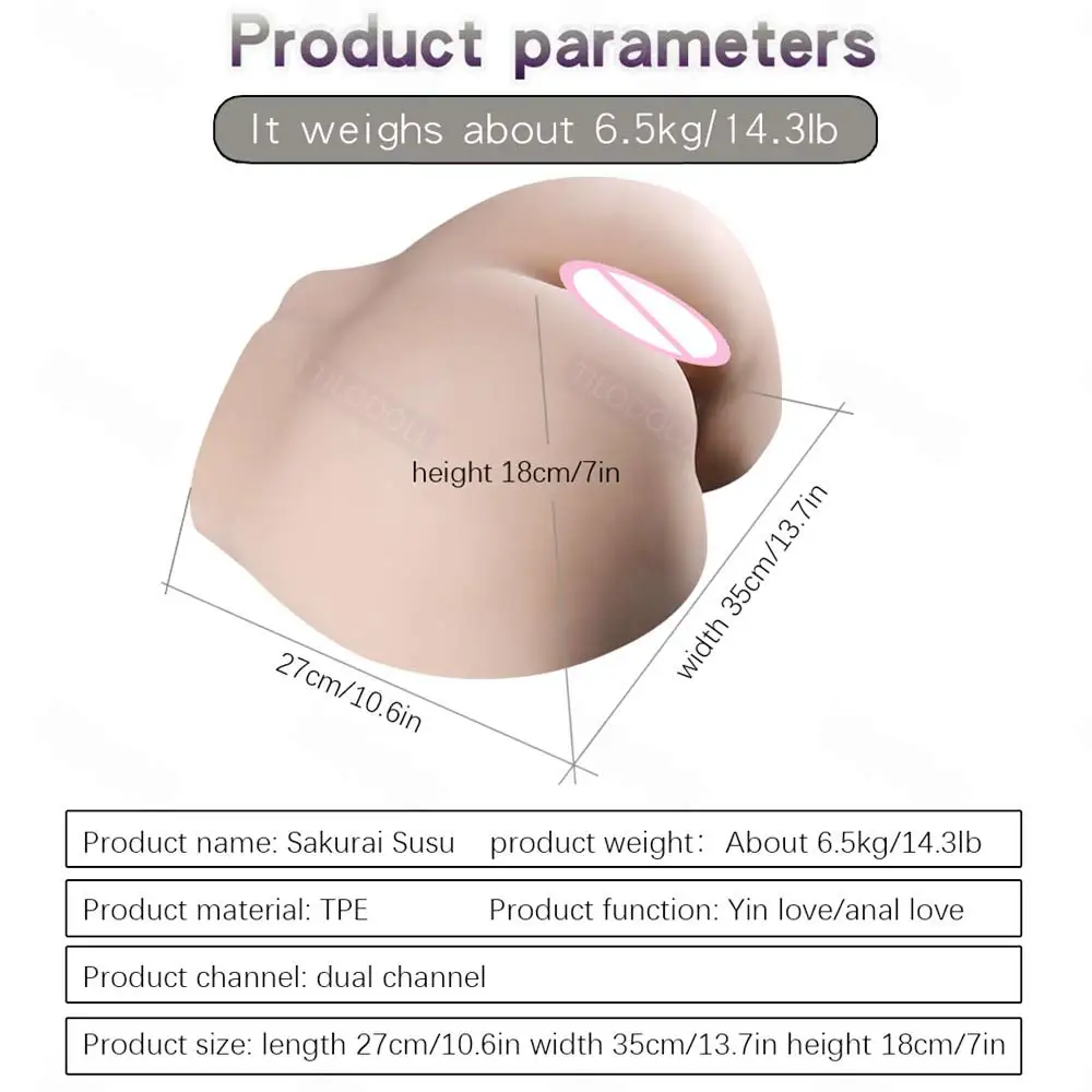 6.5KG Big ass male masturbator Vagina sex toys for men masturbators Ass with leg anal goods for adults 18 sex shop silicone