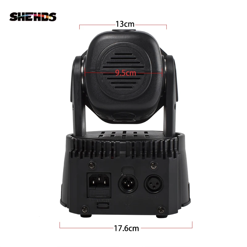 Imagem -03 - Shehds 7x12w 18w Rgbw Led Wash Moving Head Light para dj Disco Family Party Ball com Controlador Dmx Unidades