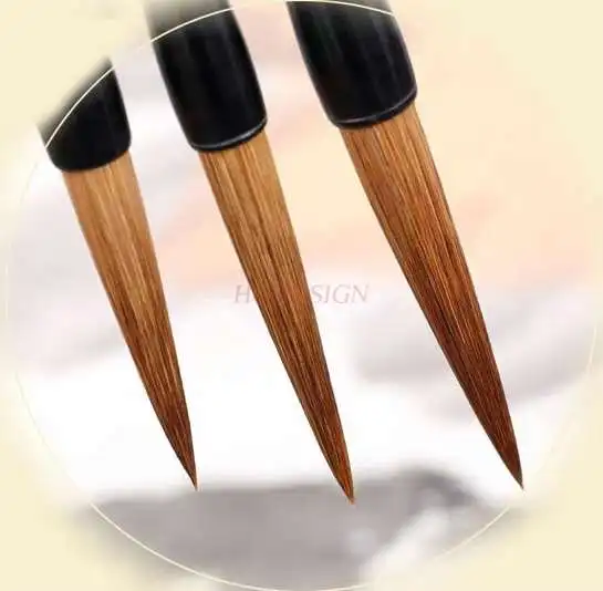 pure brush 1 PCS Hook line wolf pen writing brush calligraphy Chinese painting line cursive brushwork Hook line four treasures