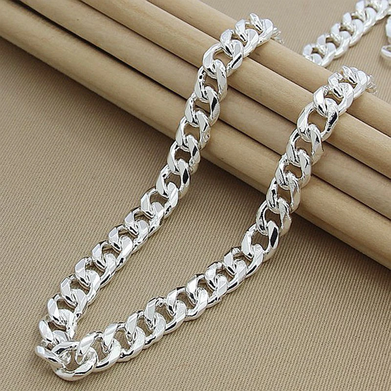 Aravant 925 Silver Jewelry Sets For Women Men Sideway Necklaces Bracelets Jewelry Gifts