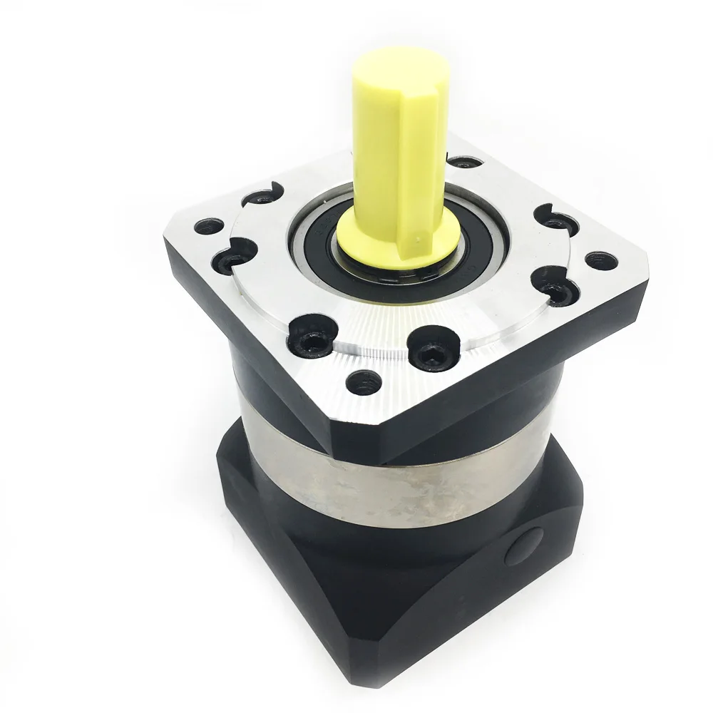Relação de Caixa de Engrenagens Planetária 10 20 40 50 100:1 Eixo de Entrada 35 mm Redutor para 180 mm 55kw 75kw Servomotor de Alta Precisão