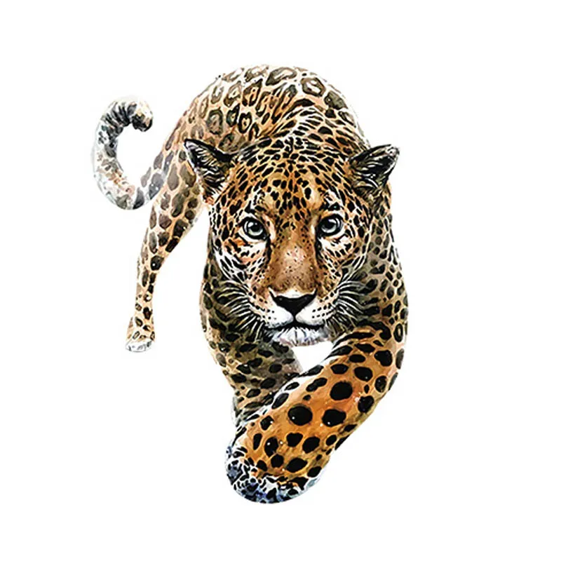 

Animal Street Icon Women Men Clothes Leopard Iron On Transfer Printing Patches For Clothing T-Shirt Patch Diy 3D Stickers