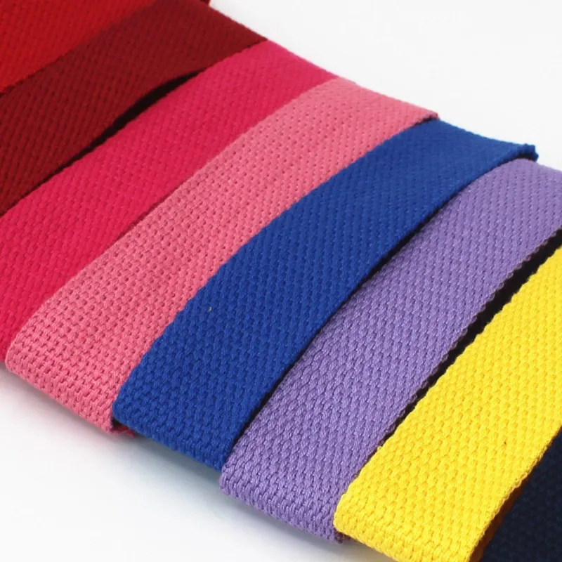 25MM *6M Polyester / Cotton Thick Plain Canvas Belt Webbing Backpack Strap Luggage Accessories Bag Making Sewing DIY Craft