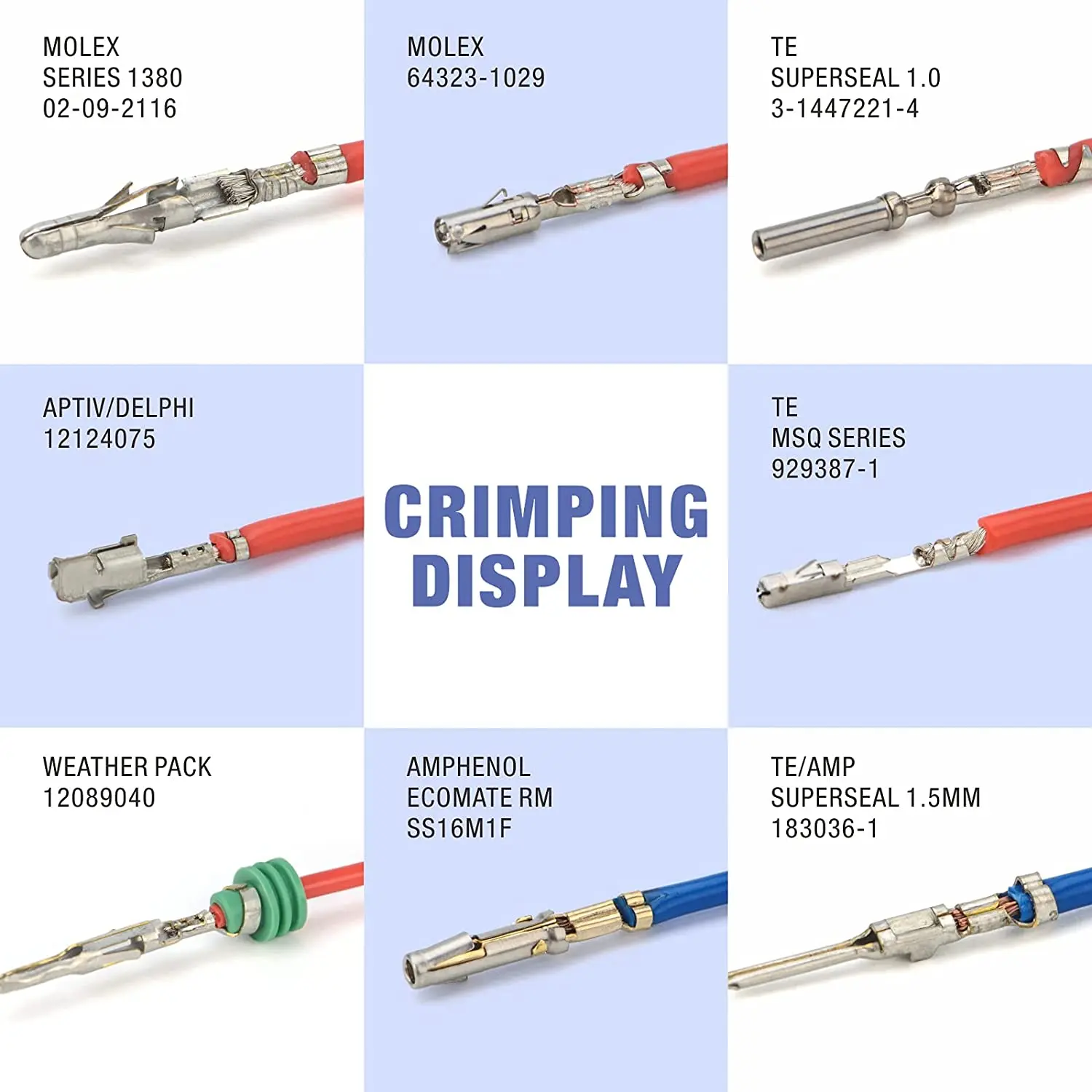 Imagem -05 - Crimpagem Ferramenta Alicate para Contatos de Vários Tamanhos Open Barrel Terminais Crimper Funciona em Jst Molex te Hrs Iws1440l Awg 28-14