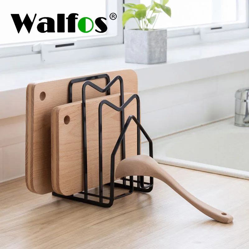 

WALFOS Shelf Shelf Bracket Multi-layer Anti-rust Cutting Board Kitchen Storage Rack Pot Cover Bracket Iron Art Household