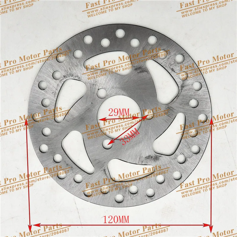 Gas Electric Scooter Brake Disc 140mm/120MM For 47cc 49cc 2 Stroke Pocket Bike Mini Dirt Bike ATV Quad Mini Motorcycle