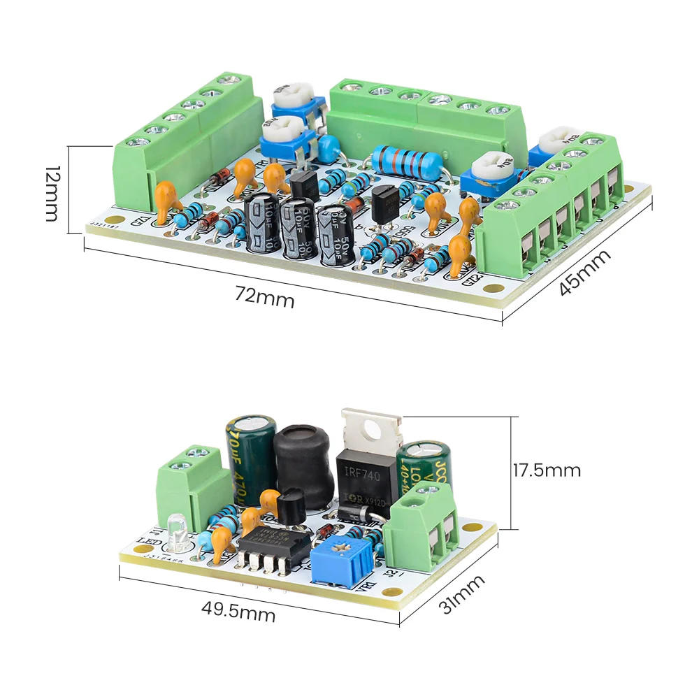 Aiyima 6e2チューブインジケータドライバーキットデュアルチャンネル蛍光度レベルインジケーターアンプ低電圧dc12vオーディオ蛍光