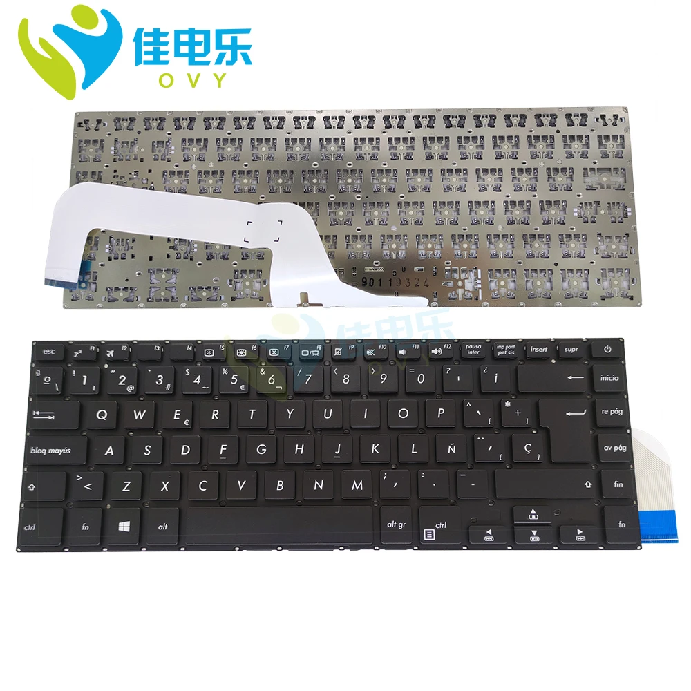 Spanish Laptop Keyboard For ASUS Vivobook 15 X505 X505BA K505ZA X505BP X505ZA SP/ES Spain Latin Notebook Replacement Keyboards