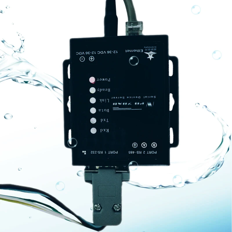 Dual Serial Port Network Server Industrial Modbus/RTU Mutual Conversion RS232/485 to Ethernet