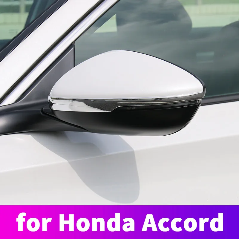 For 10th Honda Accord 2018 2019 Rearview Mirror Decorative Strips Mirror Anti-collision Bars Mirror Modified Accord Interior Dec